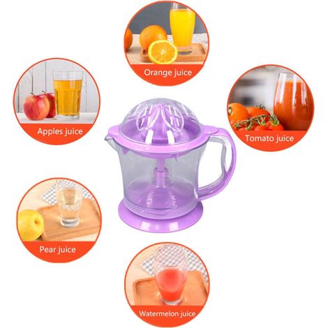 Extracteur de jus électrique multifonction pressoir style européen pour maison 50W ABS incluant 1 machine avec instructions de nettoyage rapide (1/5)
