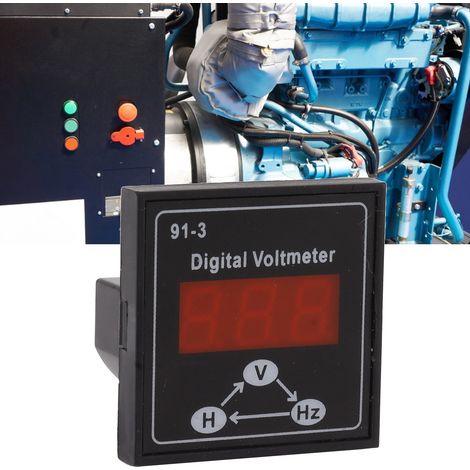 Voltmètre numérique 93-1 Accessoires pour groupes électrogènes essence et diesel 220 V/380 V monophasé/triphasé/trois-en-un