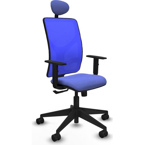 Silla de Oficina con Cabecero Motilla Piqueras y Crespo 1D066N1 Azul claro