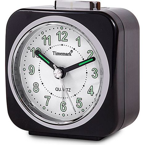 DESPERTADOR ANALÓGICO NEGRO TIMEMARK