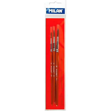 SET 3 PINCELES SCHOOL 6+8+10 SERIE 101