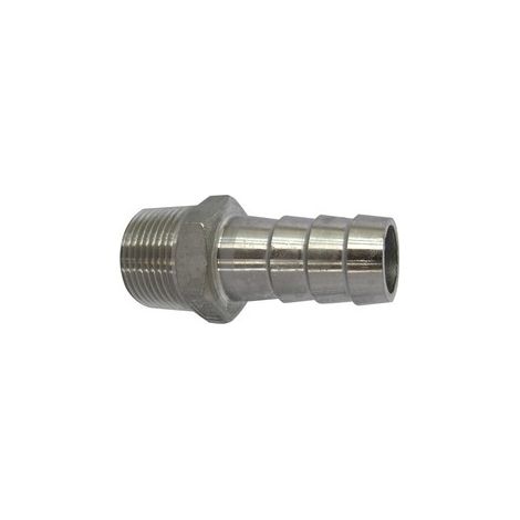 RACCORDO PORTAGOMMA MASCHIO ACCIAIO INOX Misura: 1/2"