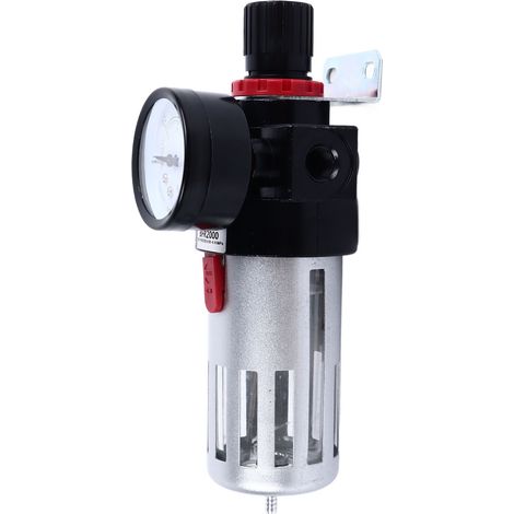 Kompressor-Luftfilterregler 1/4 NPT Öl-Wasser-Abscheider Druckluftaufbereitungseinheit (1/5)