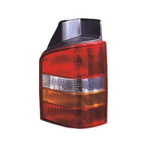 Feu arrière droit rouge et orange 1 porte Volkswagen Transporter T5 phase 1 2003-2009