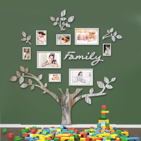 Quadro foto di Famiglia ALBERO della vita vintage (1/2)