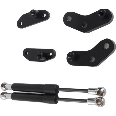 Kit de puertas delanteras y traseras para Maverick X3 2017-2020 en acero anodizado negro.