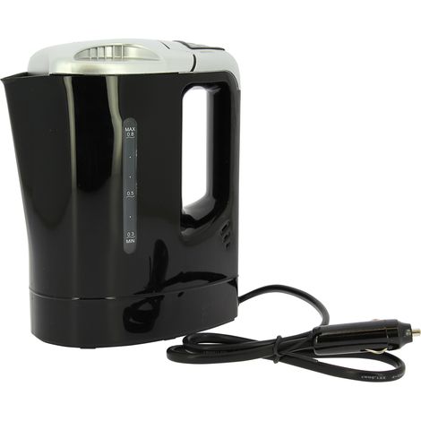 INCASA Bouilloire électrique 12 Volts Camping car Van Noir (1/2)