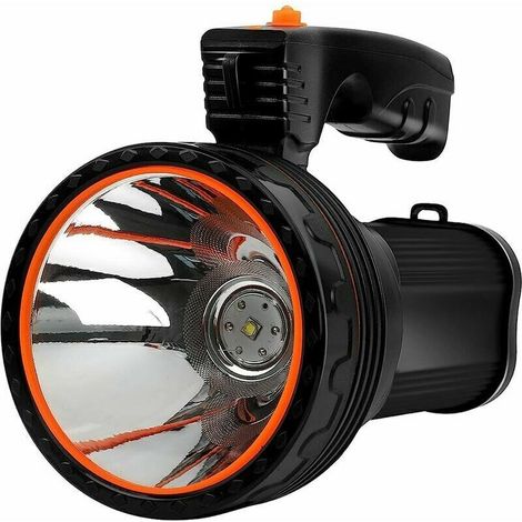 Superheller wiederaufladbarer LED-Strahler. Tragbare Taschenlampe mit 9000 mAh und Powerbank-Funktion, wasserdichter IPX5-Außenstrahler FLITI (1/4)