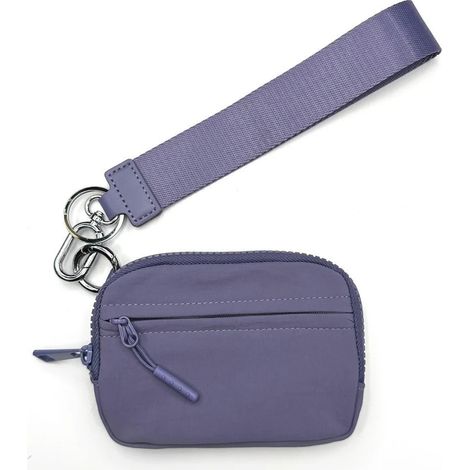 Portefeuille bracelet imperméable en nylon pour femme avec emplacements cartes, anneau porte clés m (1/5)