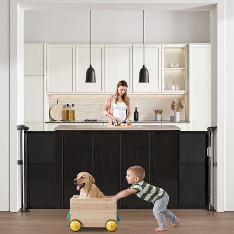 Barrière de sécurité extensible jusqu’à 180 cm - hauteur 87 cm (1/5)