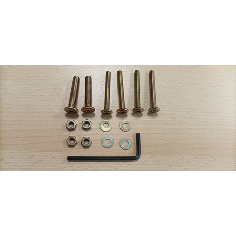 R KIT MONTAGGIO X TAVOLO LEGNO OVALE PIEGHEVOLE CM 120X75X72- 1,0 confezione