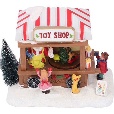 SJLERST Xmas Music House, Ornements Décoratifs pour Décor D'affichage de Table à la Maison (Arbre de Noël) (1/5)