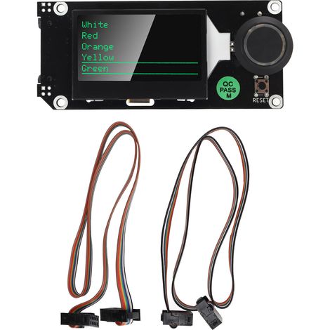 Écran intelligent MKS MINI 12864 V3 LCD RGB rétroéclairé, carte de contrôle avec lecteur de carte latéral, affichage numérique pour imprimante 3D, écran de contrôle précis et lumineux (1/5)