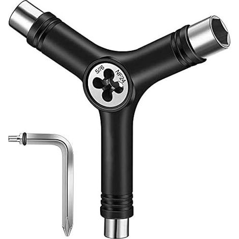 Skate Tools Hardware Outil pour skateboard, clé anglaise, skateboard Y-Tool pour montage, démontage, réparation et remplacement d'accessoires