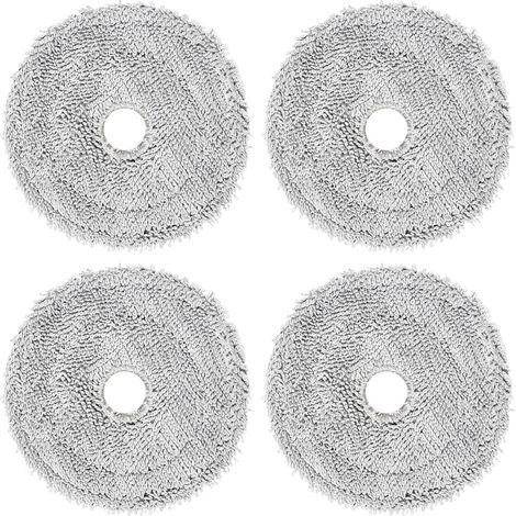serpillières Accessoires pour Ecovacs Deebot Mini rechange aspirateur robot,serpillières en microfibre,Lavable et réutilisable -4Pièces (1/5)