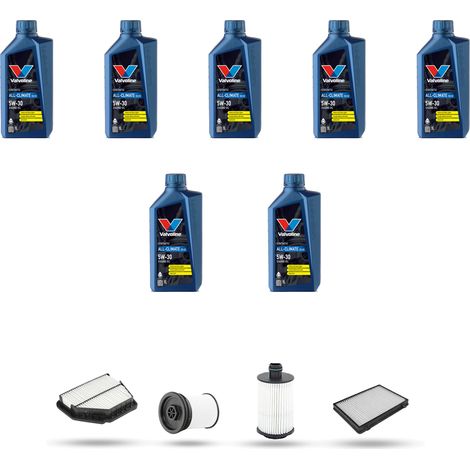 Kit tagliando 4 FILTRI e 7L OLIO compatibile con Chevrolet Captiva II 2.2 cdti 135kw dal 2011 (1/5)