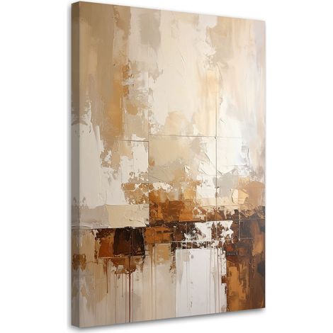Bild auf Leinwand Beige moderne Abstrakt 20x30 (1/5)