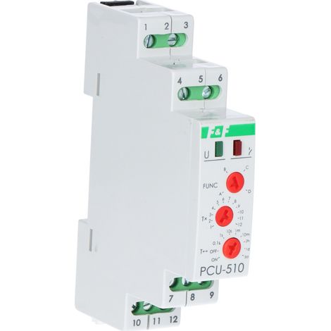 RELÈ TEMPORIZZATO F&F PCU-510DUO CONTATTO: 2XNO/NC 230V PCU-510DUO (1/3)