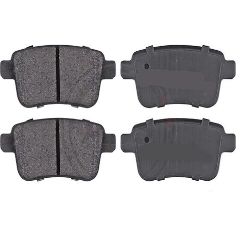 KIT PASTIGLIE FRENO POSTERIORI compatibile con RENAULT KANGOO BE BOP (KW0/1) / PASTIGLIE FRENANTI AUTO OEM P 68 043, / SOSTITUZIONE DIRETTA / BASSA POLVERE / SILENZIOSO