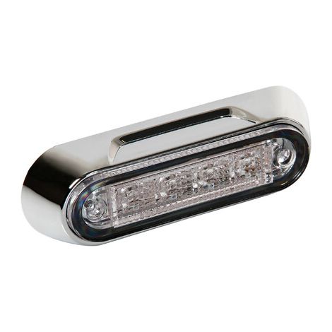 Luce ingombro - 4 Led - 12/24V - Bianco (1/5)