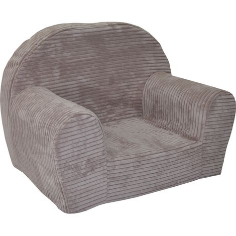 Kindersessel - LINCOL - 60x40x45 cm - Cord - rosa