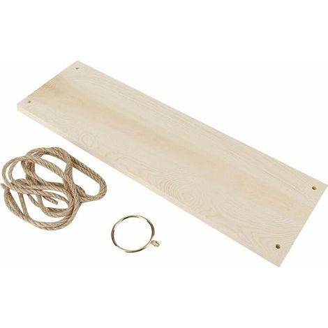 Étagère à balançoire en bois, support de plantes, étagère pour balcon de jardin (couleur bois) (1/5)