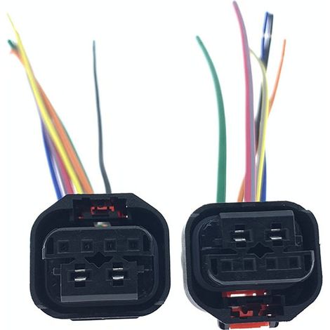 Compatible with the headlight wiring harness connector of the new BMW 1 Series, 2 Series, 3 Series, 4 Series, 5 Series, 6 Series, 7 Series, 8 Series, X3, X5, X6, X7 and Mini -- JB2215-6P