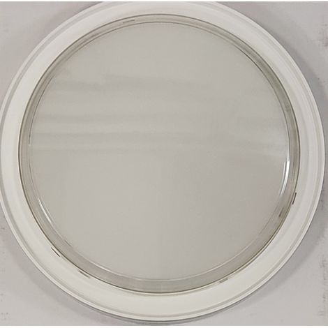 Plafoniera led tonda dimmerabile marino cristal luna t evo 18w 3000-4000-6000k bianco - 41051