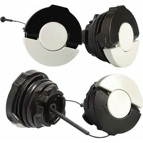 4 Pièces Bouchon Réservoir Carburant Compatible Stihl MS171 MS181 MS200 MS210 MS230 MS240 MS250 MS260 MS340 (1/4)