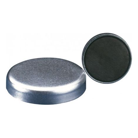 Aimant plat D.25xH7mm sans douille filetée adhérence 40 N