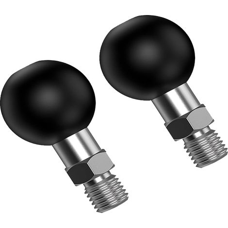 1" Ball Mount Portable Trépied Ball Adaptateur Moto ATV Rétroviseur Vis Tête sphérique avec boulons filetés M10 x 1,25 mm Compatible avec Ram Mounts(SZ-M102)