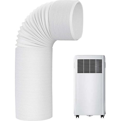 Tuyau d'Évacuation Pour Climatiseur Mobile,Tuyau De Remplacement Pour Climatiseur Portable Conduit De Ventilation Pour Porte Coulissante Camping-Car Usage En Extérieur Et En Intérieur Installation À (1/5)