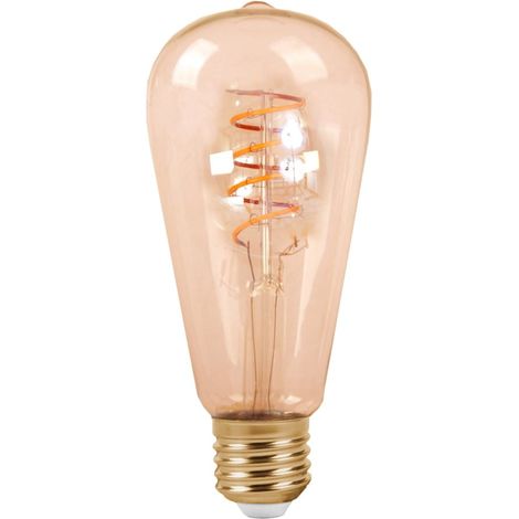 Lampadina LED filamento spirale 4W E27 2700K 420lm ML556