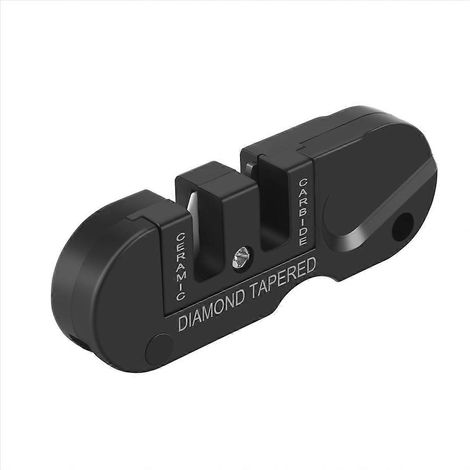 Miniatur-Messerschärfer, tragbarer Mini-EDC-Werkzeugschärfer aus Stahl für den Outdoor-Einsatz (1/5)