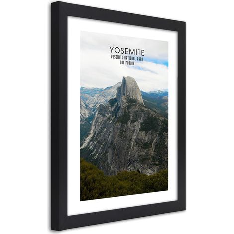 Quadro con cornice, Roccia nel Parco Nazionale dello Yosemite - 20x30 (1/5)