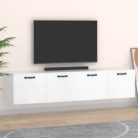 vidaXL Wall Cabinets 2 pcs White 60x36,5x35 cm Engineered Wood (1/5)