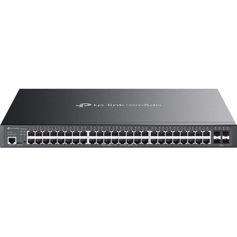 Switch gestionable l2 tp-link tl-sg3452 48p giga l2 poe+ (384w) mas 4 ranuras gigabit sfp puerto de