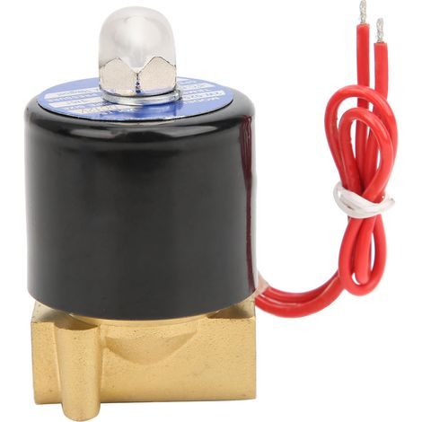 Vanne en laiton G1/8 normalement fermée, action directe 12V DC pour contrôle de pression d'eau (1/5)