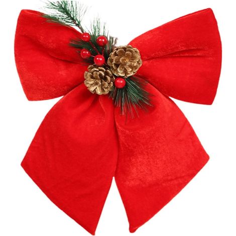 Bouquet De Noël Illuminé - Simulation De Fleurs Séchées - Décoration Suspendue Pour Intérieur - 1 Pièce (1/5)