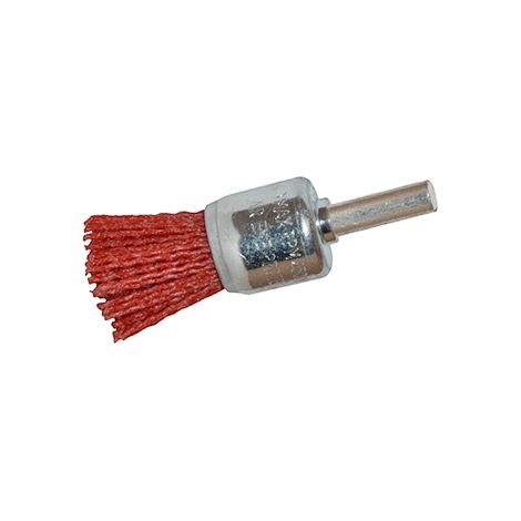 JAZ brocha abraslon 25mm. roja , Cepillo brocha abraslon CNA 2200. - Tamaño: 25 mm. - Grano: 80. - Color: Rojo. - Características: - Para aplicaciones en seco. (1/2)