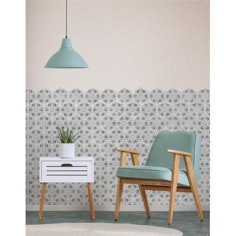 Carrelage Imitation Carreaux de ciment CAPRI 14x16 Bosa - Les Carreaux de Jean (1/4)