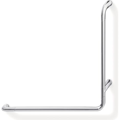 Inda - L-förmige Sicherheitsstütze L.66X66 rechts in poliertem Chrom