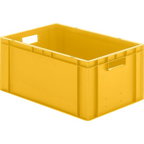 Caisse de transport 600x400x270 mm jaune