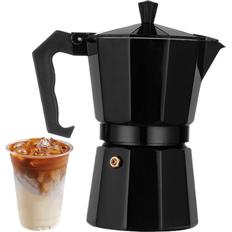 Moka espresso, poignée anti-brûlure, pour maison et camping