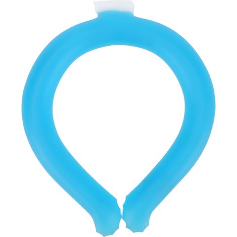 Collier Rafraîchissant Portable Sans Mains, Anneau de Refroidissement Réutilisable pour l'Été, Bleu, Longue Durée (1/5)