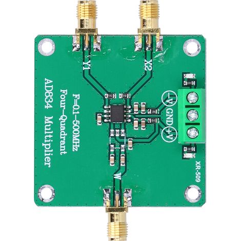 Module mélangeur RF PCB, carte multiplicatrice analogique 4 quadrants, composants d'équipement de test 0,1‑500 MHz AD834 (1/5)