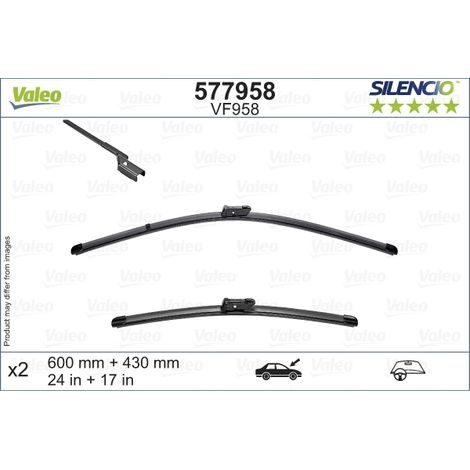 Balai d'essuie-glace Valeo 577958 BYD 52131451 52131452 95528210 9820343580