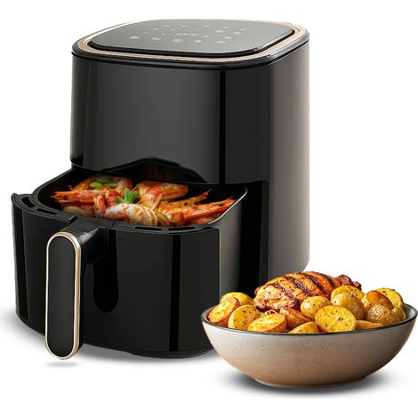Friggitrice Ad Aria Digitale 4l 1400w Con Display, Timer E 10 Programmi (1/5)