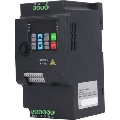 SAKO – Mini regolatore generale per motori, inverter di frequenza, CA trifase, ingresso 380 V, uscita 0-380 V, 4 kW (1/5)