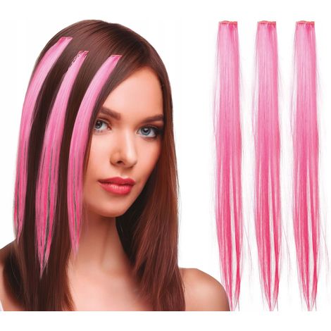 IN EVIDENZA Elastici per capelli ROSA Carnevale Disco Anni '80 Palla 50cm 3 pezzi. (1/4)